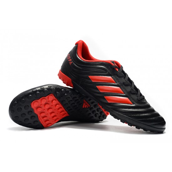 Scarpe da calcio Adidas Copa 19.4 TF Pelle Nero Rosso