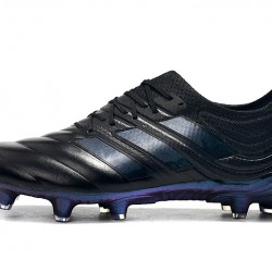 Scarpe da calcio Adidas Copa 20.1 FG Knitting Nero Blu 