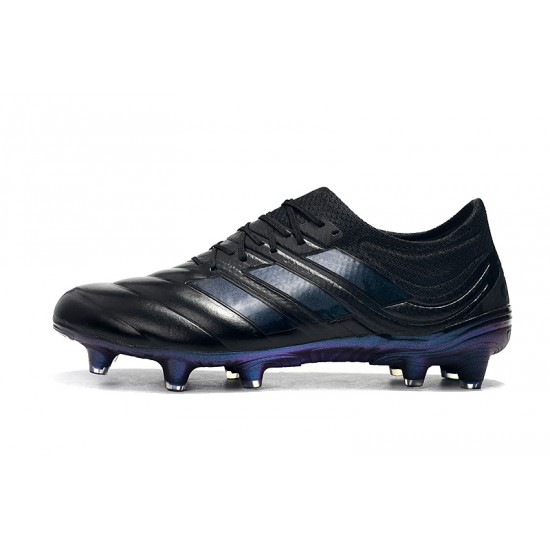 Scarpe da calcio Adidas Copa 20.1 FG Knitting Nero Blu