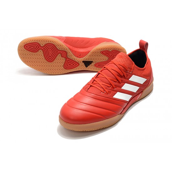 Scarpe da calcio Adidas Copa 20.1 IN Knitting Rosso Bianca