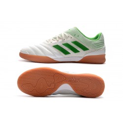 Scarpe da calcio Adidas Copa 20.1 IN Knitting Bianca verde 