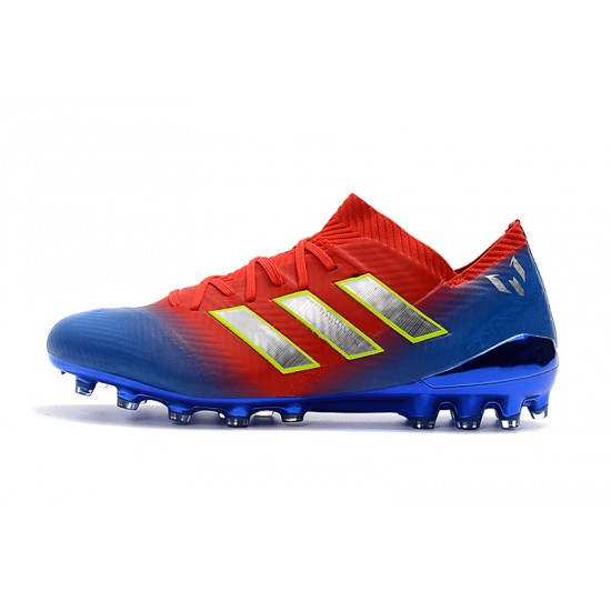 Scarpe da calcio Adidas Nemeziz 18 AG Rosso Blu doro