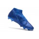 Scarpe da calcio Adidas senza lacci Nemeziz 18 FG Blu Reale Bianca