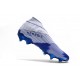 Scarpe da calcio Adidas Nemeziz 19 FG Bianca Blu