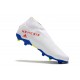 Scarpe da calcio Adidas senza lacci Nemeziz 19.3 FG Bianca Rosso Blu