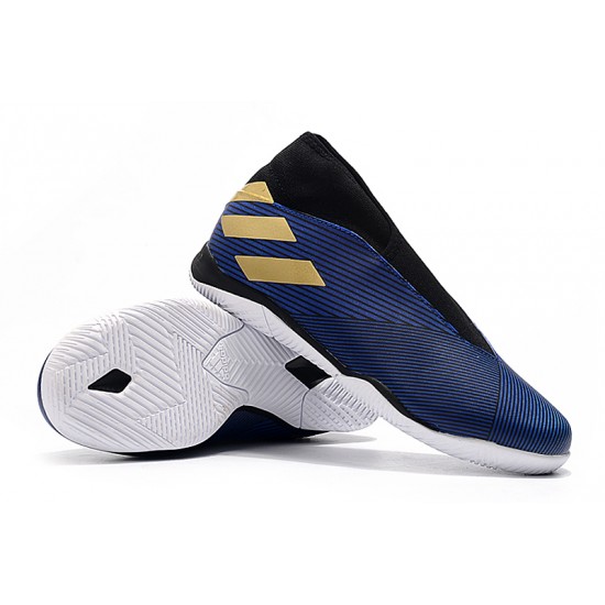 Scarpe da calcio Adidas Nemeziz 19.3 IN MD Blu doro