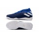 Scarpe da calcio Adidas Nemeziz 19.3 IN MD Blu Reale Bianca
