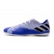Scarpe da calcio Adidas Nemeziz 19.4 IN Bianca Blu Nero