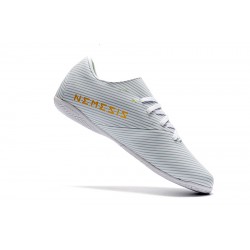 Scarpe da calcio Adidas Nemeziz 19.4 IN Bianca d'oro