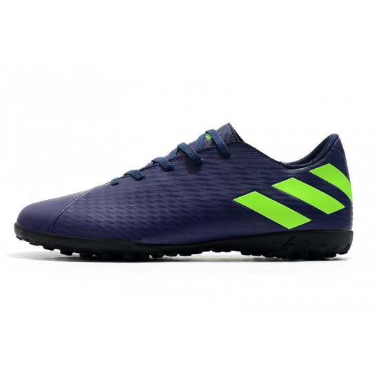 Scarpe da calcio Adidas Nemeziz 19.4 TF Blu verde