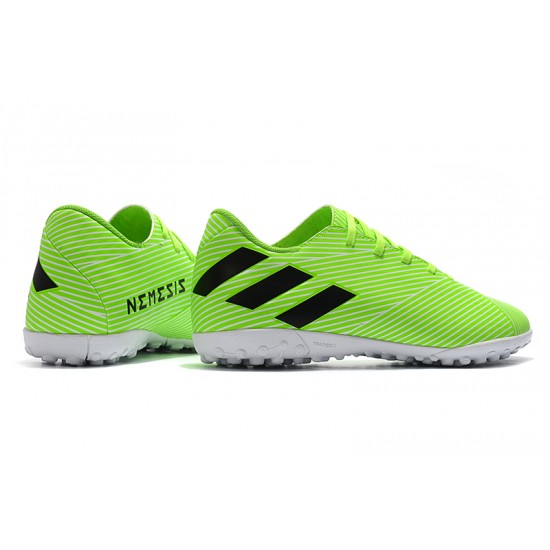 Scarpe da calcio Adidas Nemeziz 19.4 TF Verde Fluo Nero