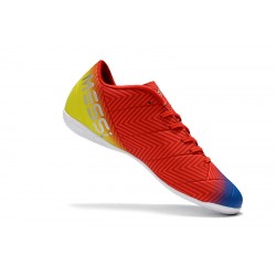 Scarpe da calcio Adidas Nemeziz Messi Tango 18.4 IC Rosso d'oro Blu