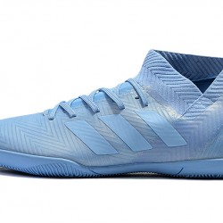 Scarpe da calcio Adidas Nemeziz Tango 18.3 IC High Top Cielo blu
