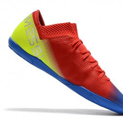 Scarpe da calcio Adidas Nemeziz Tango 18.3 IC Rosso Blu d'oro