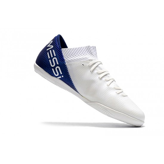 Scarpe da calcio Adidas Nemeziz Tango 18.3 IC Bianca Blu