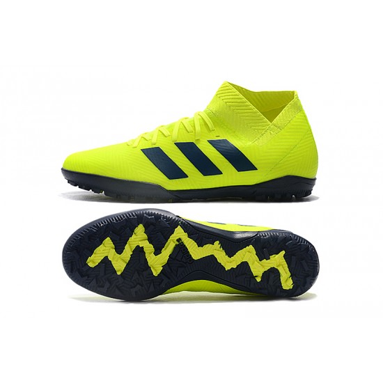 Scarpe da calcio Adidas Nemeziz Tango 18.3 TF Verde Fluo Nero
