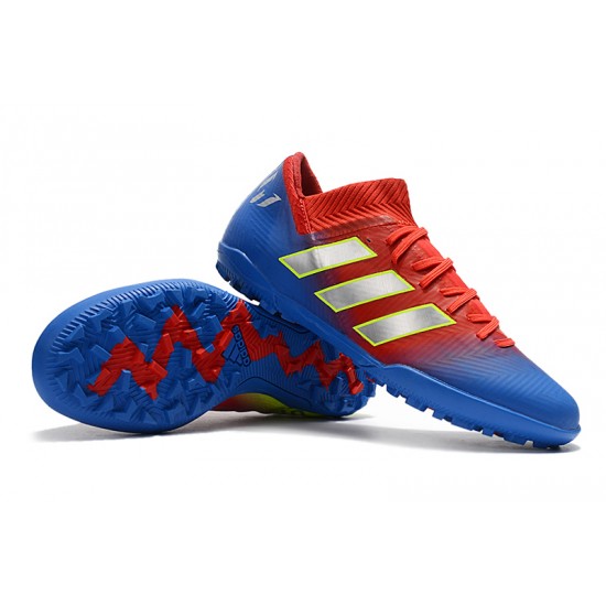 Scarpe da calcio Adidas Nemeziz Tango 18.3 TF Rosso Blu doro