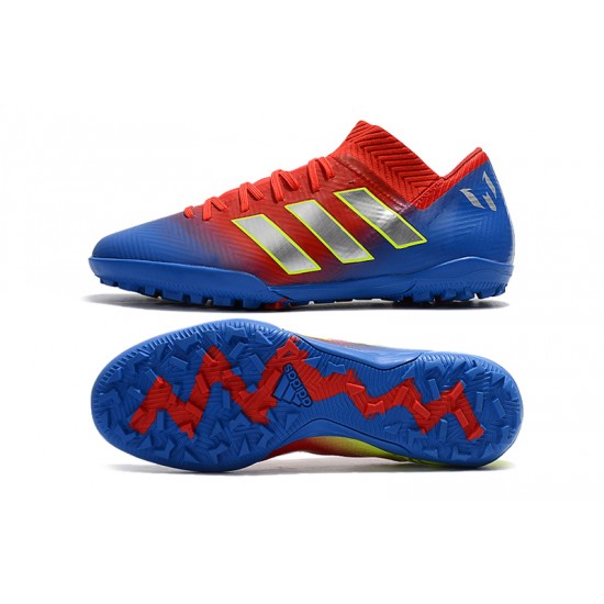 Scarpe da calcio Adidas Nemeziz Tango 18.3 TF Rosso Blu doro