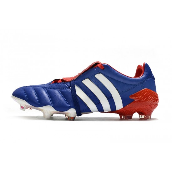 Scarpe da calcio Adidas Predator ManiaTormentor FG - Blu bianca Rosso