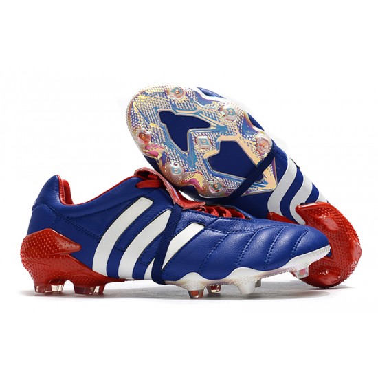 Scarpe da calcio Adidas Predator ManiaTormentor FG - Blu bianca Rosso