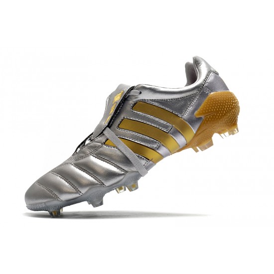 Scarpe da calcio Adidas Predator ManiaTormentor FG - Metallic Argento Gold