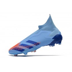 Scarpe da calcio Adidas Predator Mutator 20+ FG Tormentor - Blu arancia