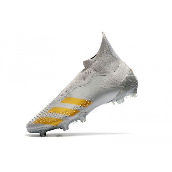 Scarpe da calcio Adidas Predator Mutator 20+ FG Tormentor - Metallic Grigio Gold