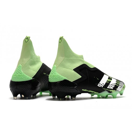 Scarpe da calcio Adidas Predator Mutator 20+ FG Tormentor Nero verde bianca