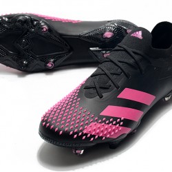 Scarpe da calcio Adidas Predator Mutator 20.1 Low FG - Nero Rosa