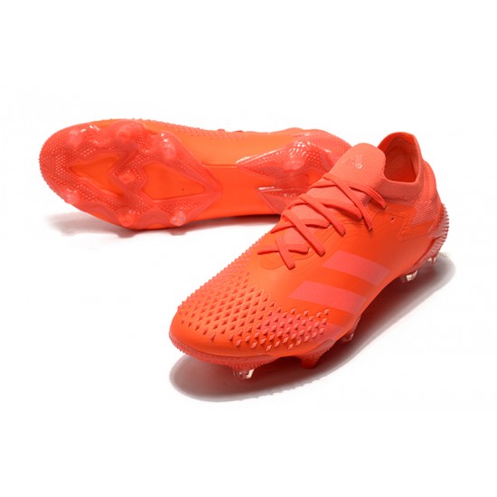 Scarpe da calcio Adidas Predator Mutator 20.1 Low FG - arancia