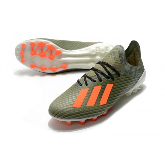 Scarpe da calcio Adidas X 19.1 AG armée verdee Arancia