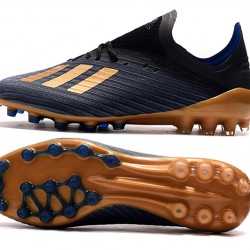 Scarpe da calcio Adidas X 19.1 AG Nero d'oro