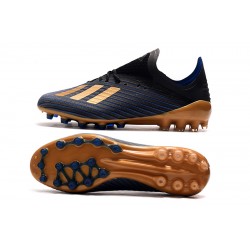 Scarpe da calcio Adidas X 19.1 AG Nero d'oro