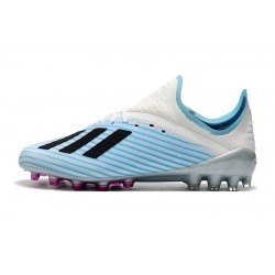 Scarpe da calcio Adidas X 19.1 AG Blu Nero Bianca