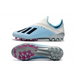 Scarpe da calcio Adidas X 19.1 AG Blu Nero Bianca