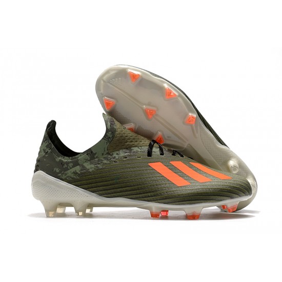 Scarpe da calcio Adidas X 19.1 FG verde Arancia