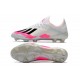 Scarpe da calcio Adidas X 19.1 FG Bianca Rosa Nero