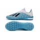 Scarpe da calcio Adidas X 19.1 TF Blu Bianca Nero