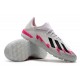 Scarpe da calcio Adidas X 19.1 TF Bianca Rosa Nero