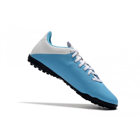 Scarpe da calcio Adidas X 19.4 TF Bianca Blu Nero