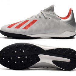 Scarpe da calcio Adidas X Tango 19.3 TF Argento Rosso Bianca