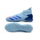 Scarpe da calcio Adidas senza lacci Predator 20.3 TF Blu Grigio