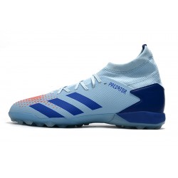 Scarpe da calcio Adidas Predator 20.3 TF Blu Grigio