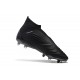Scarpe da calcio Adidas senza lacci Predator 18+ FG Tutto Nero