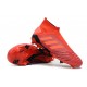 Scarpe da calcio Adidas senza lacci Predator 19+ FG 25th Anniversaire Arancia