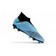 Scarpe da calcio Adidas senza lacci Predator 19+ FG 25th Anniversaire Cielo blu Nero