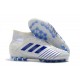 Scarpe da calcio Adidas Predator 19.1 AG Bianca Blu