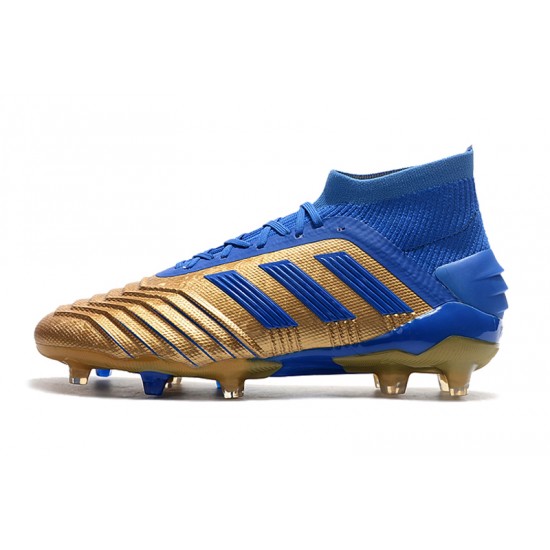 Scarpe da calcio Adidas Predator 19.1 FG 25th Anniversaire doro Blu