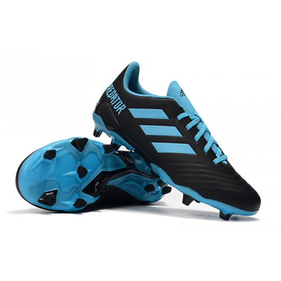 Scarpe da calcio Adidas Predator 19.4 FG Nero Blu
