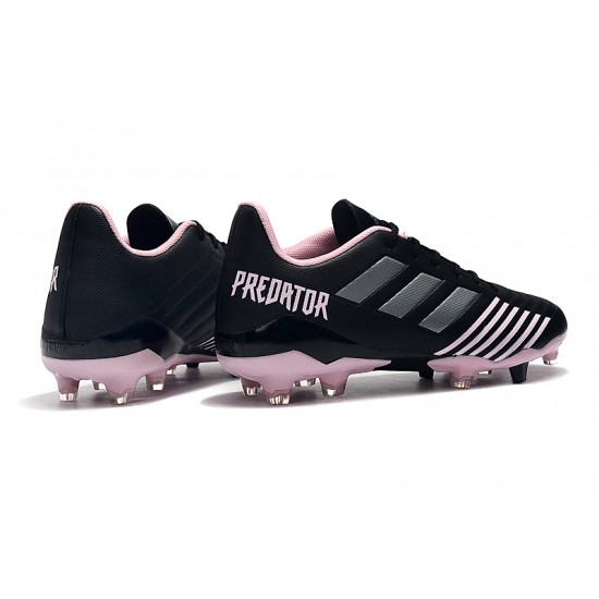 Scarpe da calcio Adidas Predator 19.4 FG Nero Rosa